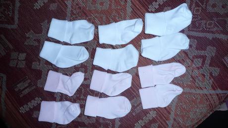 Ponožky 0-3 m., h&m,17