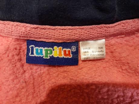 Zateplená mikinka, lupilu,86
