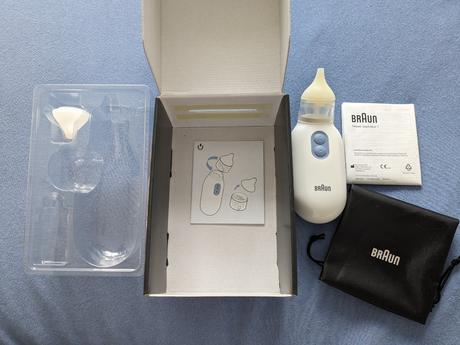 Elektricka odsávačka hlienov, braun