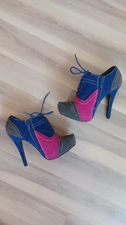 Vzorované členkové čižmy, 36