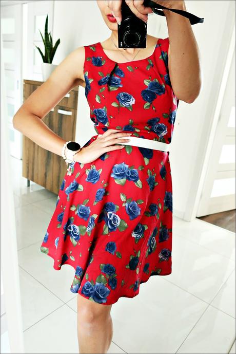 Letné kvetinové šaty, m