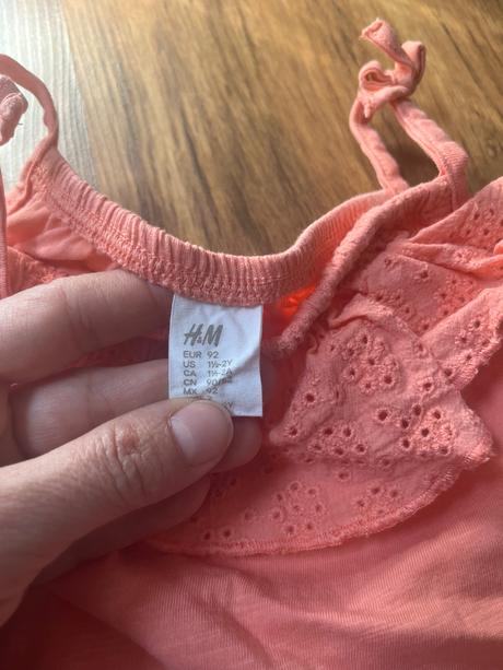 H&m overal lososový, h&m,92