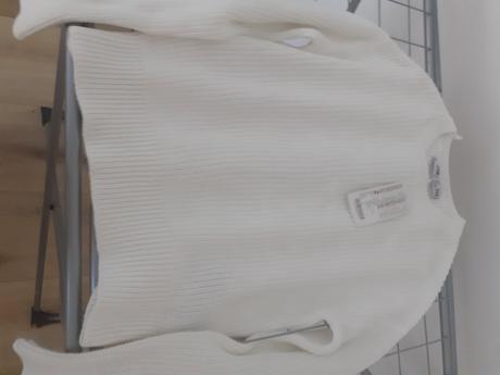 Biely dievcensky pulover, new yorker,158