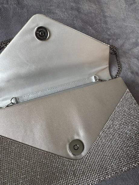 Aldo kabelka s kamienkami a striebornou retiazkou, aldo