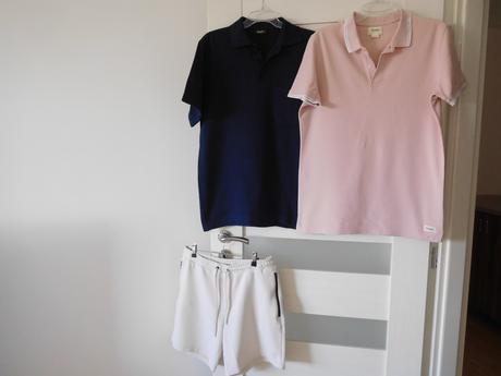 Polokošeľa 2 kusy+ krátke nohavice bavlnené-m,, m