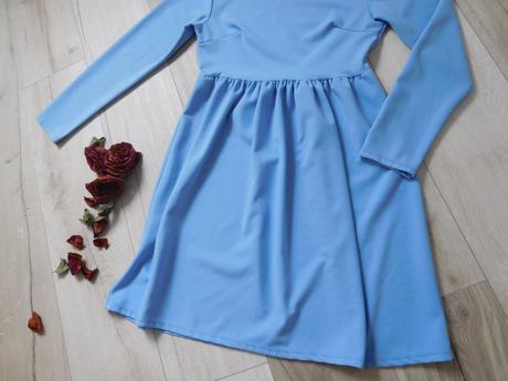Bledo modré šatočky -38v,, 38