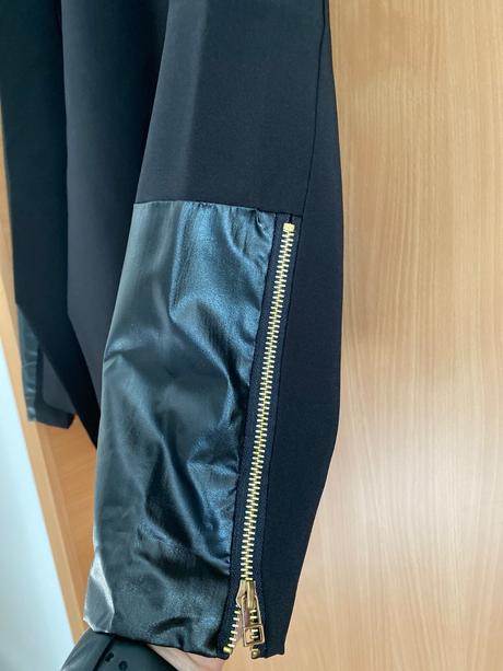 Čierne sako bez zapínania, xl