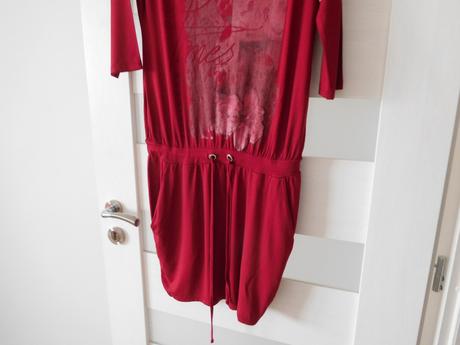 Šaty červené 38 v,, m