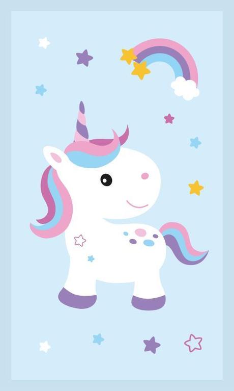 Detský uterák jednorožec dúha 50/30,