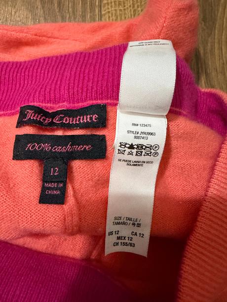 Luxusné tepláky juicy couture kašmír, 152