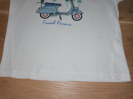 2x tričko, vertbaudet,122