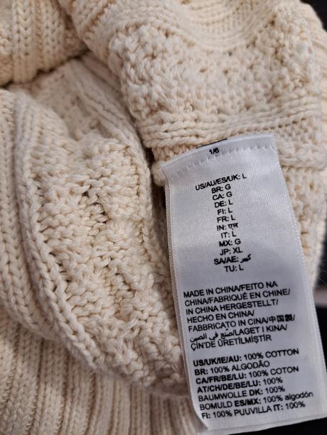 Pánsky pletenỳ pulóver, l