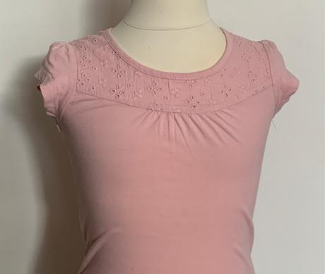 Next svetloružové tričko s krátkym rukávom, next,110