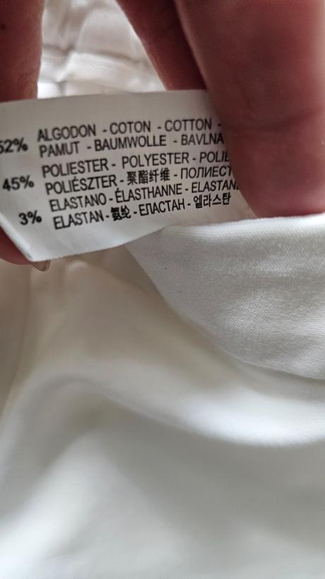 Kremové elegantne nohavice, zara,s