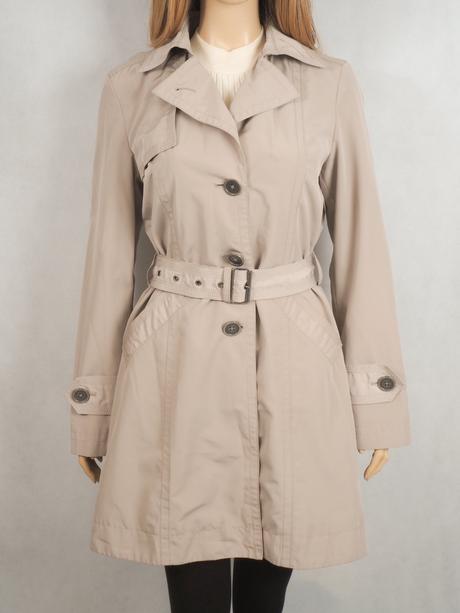 Kvalitný béžový trenčkot jac nuevo, jac,38