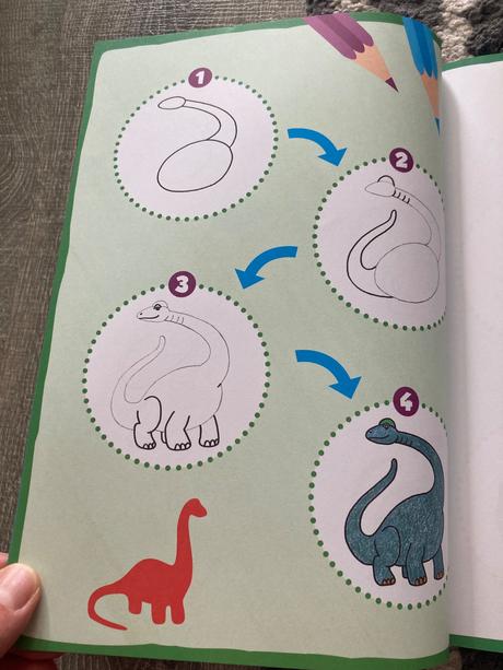 Dinosaury kreslenie ľahko a rýchlo,