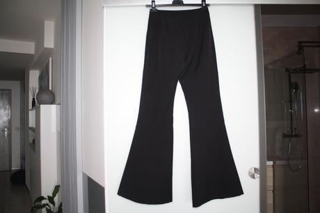 Twenty easy cierne rozsirene nohavice, s