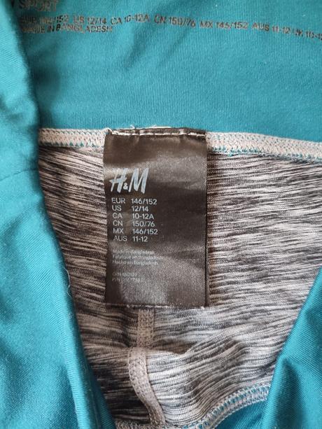 Športové legíny, h&m,152