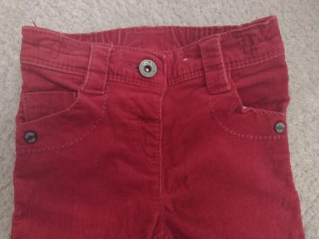 Menčestrové nohavice značky next, next,80