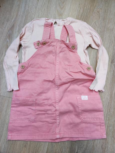 Set tričko a riflové šaty, h&m,92