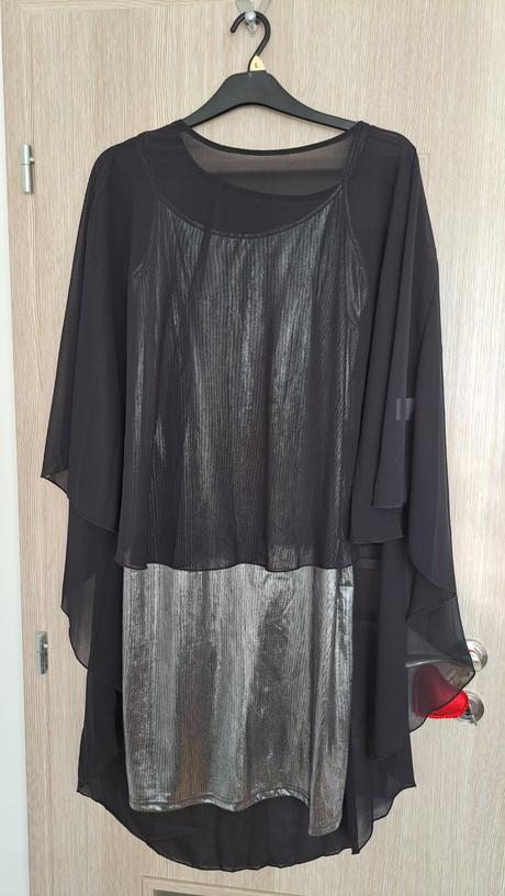 Šaty + pelerinka xxl, xxl