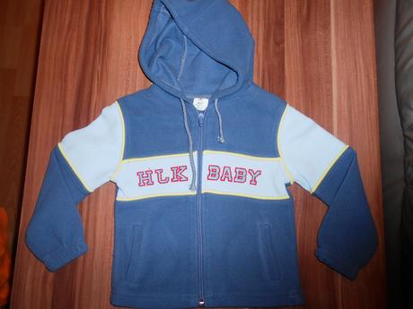 Flisová mikinka na zips, 92