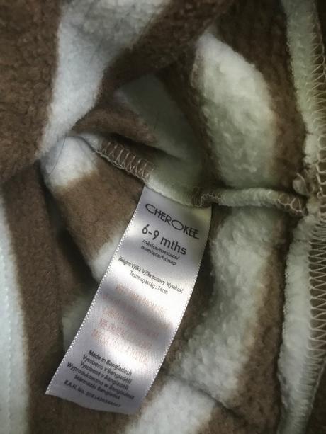 Mikinka pruhy 6-9 mes., cherokee,74