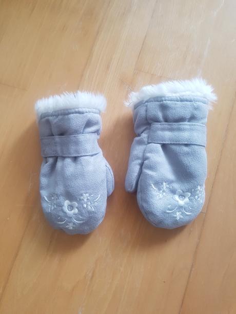 Rukavičky teplučké s kožušinkou, 86