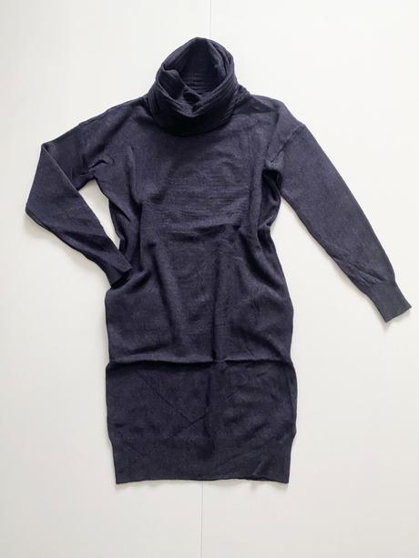 Pletené šaty s angorou, l / m / s / xl