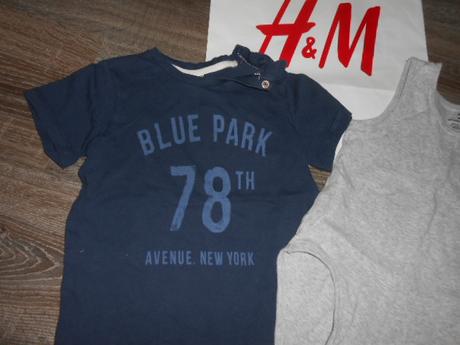 H&m frajerské tričko+ body č. 92, 86–98