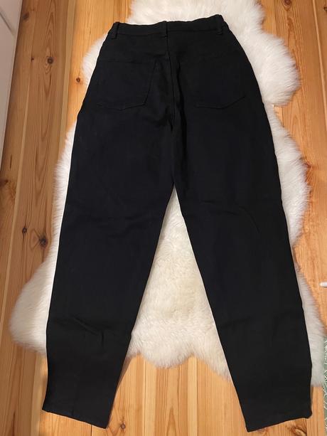 Cierne rifle s vysokym pasom, h&m,38