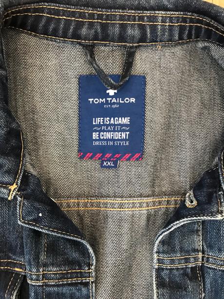 Rifľová bunda, tom tailor,xxl