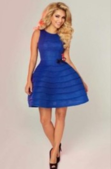 Spoločenské neoprénové šaty emo 36/38, 36