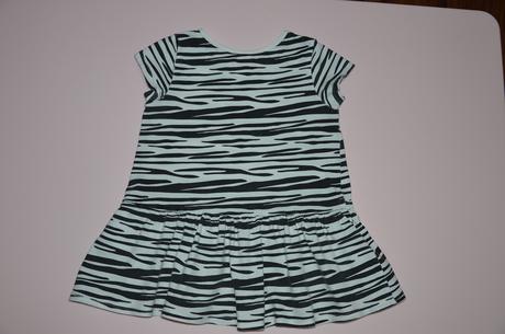 Šaty so zebrovým vzorom, h&m,86