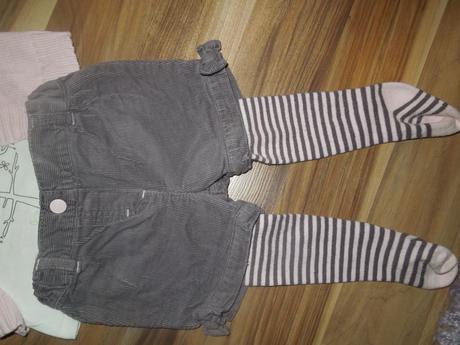 Komplet so svetríkom a kraťaskami, c&a,68