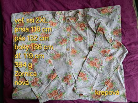 Nočná košeľa krepová, xxl