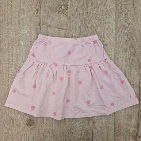 Sukňa hm bavlnené bledo ružová s bodkami, h&m,110