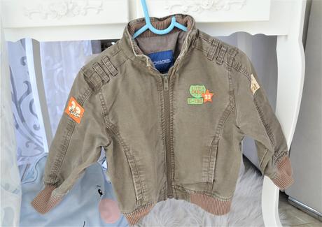 Olivová army bunda-98/104, cherokee,98