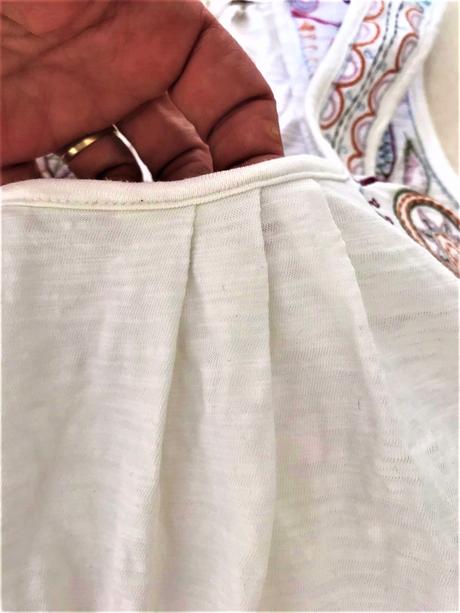 Voľné zvonové tielko vintage, next,40