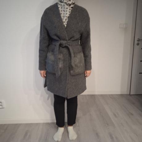 Kabát moderný., camaieu,s