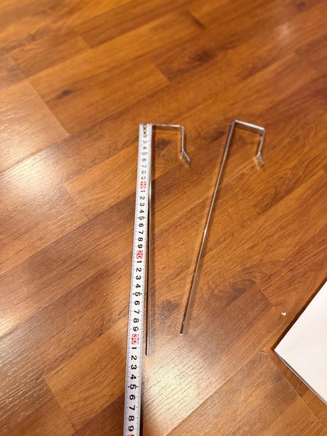 Závesné kovové háčiky na dvere  2 ks, 