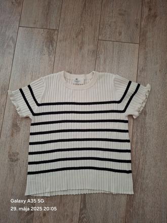 Pulóvrik-tričko, h&m,128