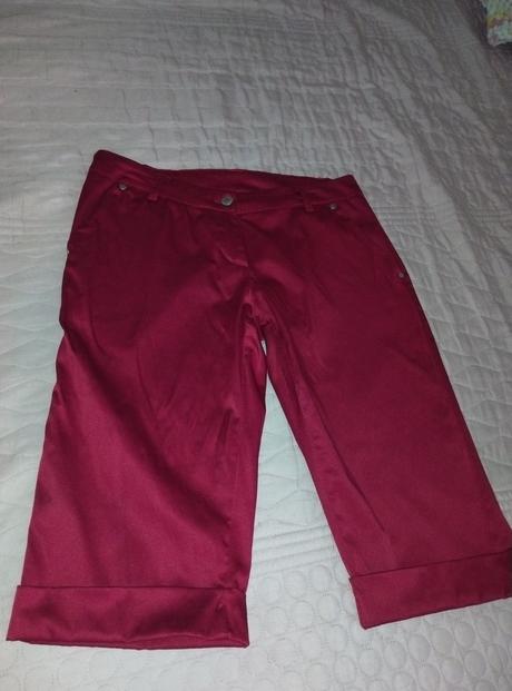 Saténové nohavice, s