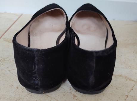 Semišové balerínky, 40