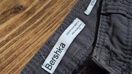 Kapsáče rifľové sivé, takmer nenosené, bershka,34