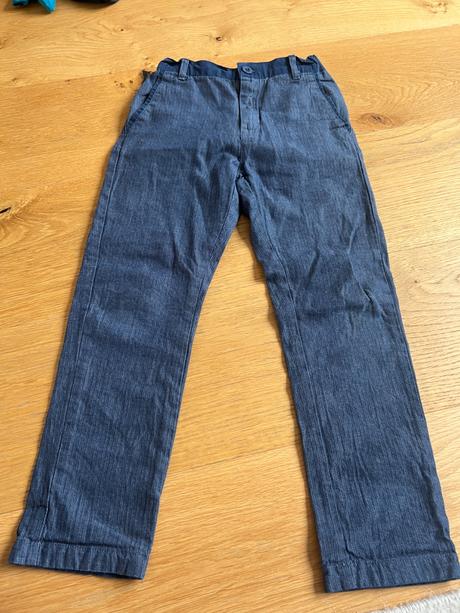 Tenke bavlnene chlapcenske nohavice, 122