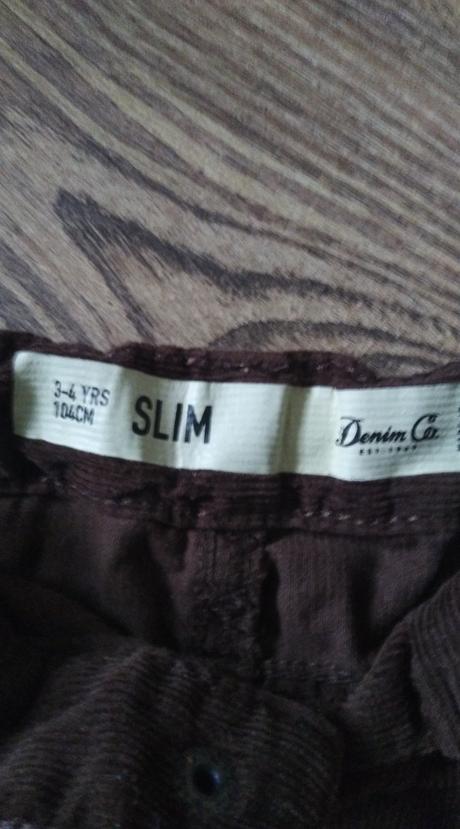 Slim mencestrove nohavice, denim co,104
