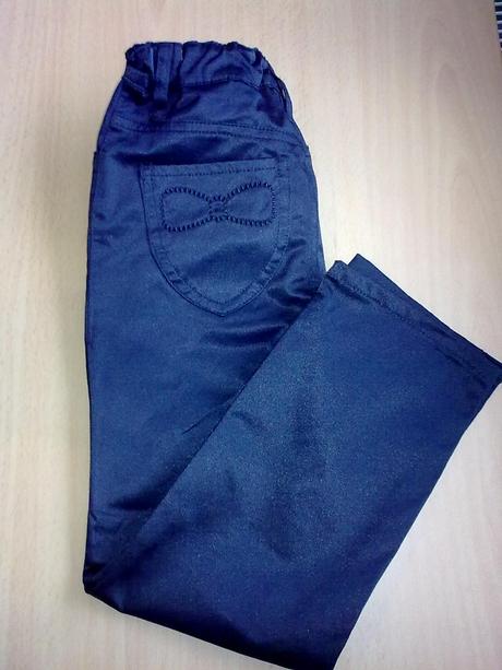 Satenove nohavice, h&m,110