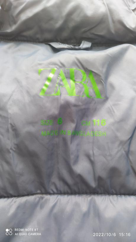 Zara prechodná bunda, zara,116
