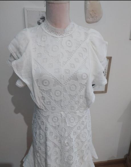 Krajkove šaty, orsay,38